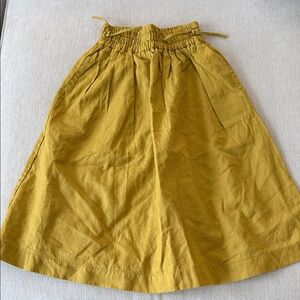 Mustard Yellow Women's Skirt
